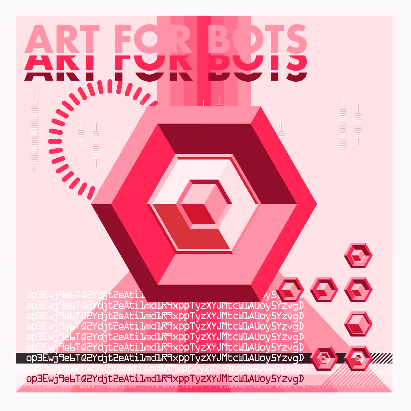 Hexagones - Art forBots forHumans forPrint #9