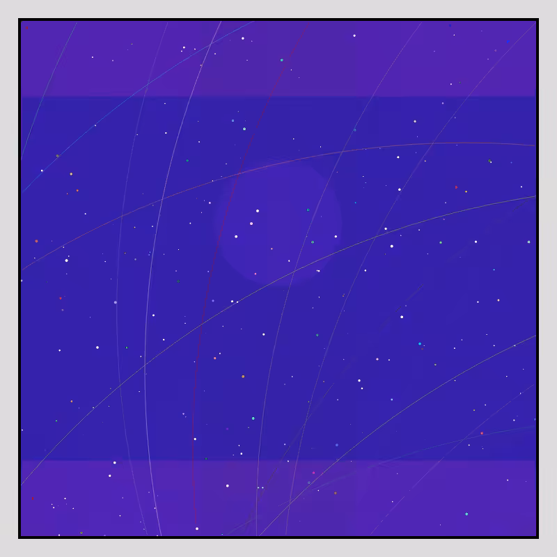 Color Field Starry B #10