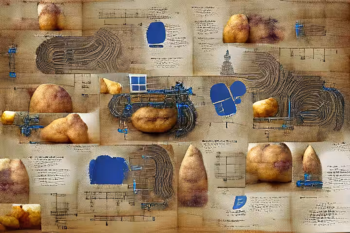Blueprint for a potato