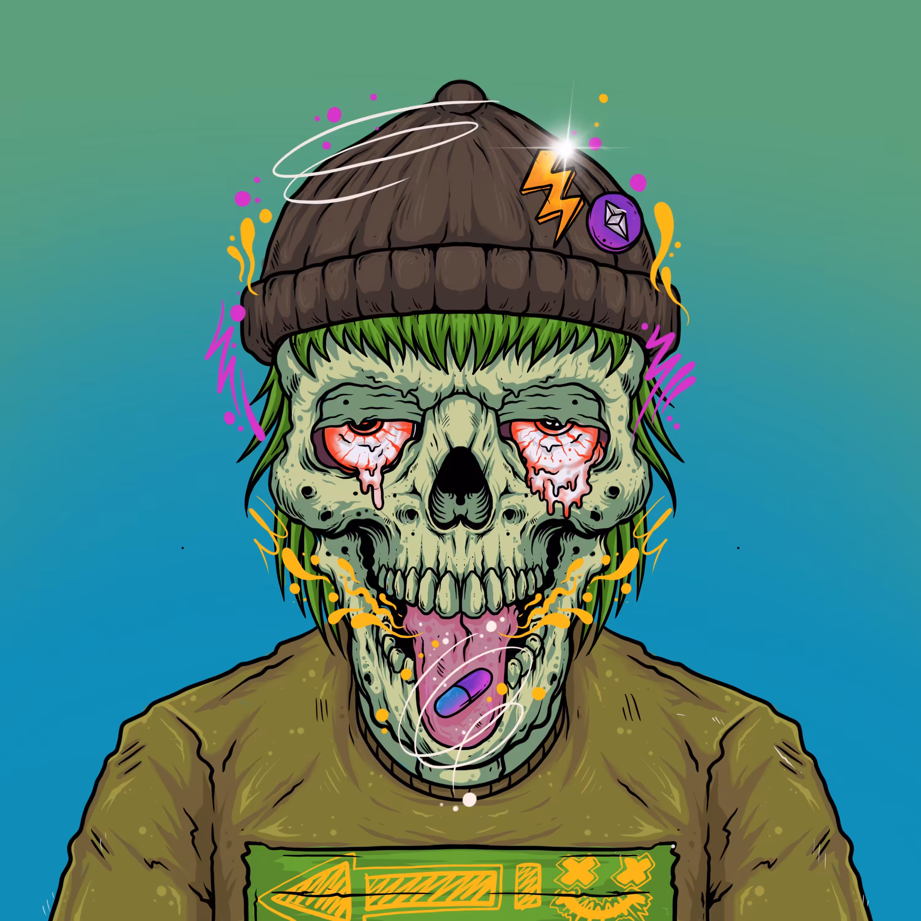 skunx skull #3