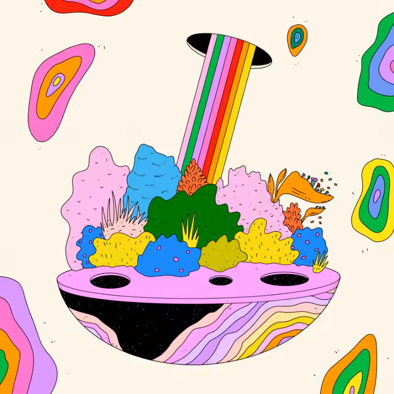 🌈🌴🪐 #242