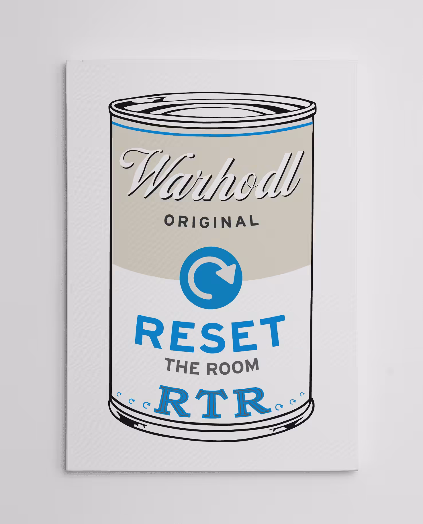 WARHODL Artist Proof "RESET THE ROOM" Original Can RTR