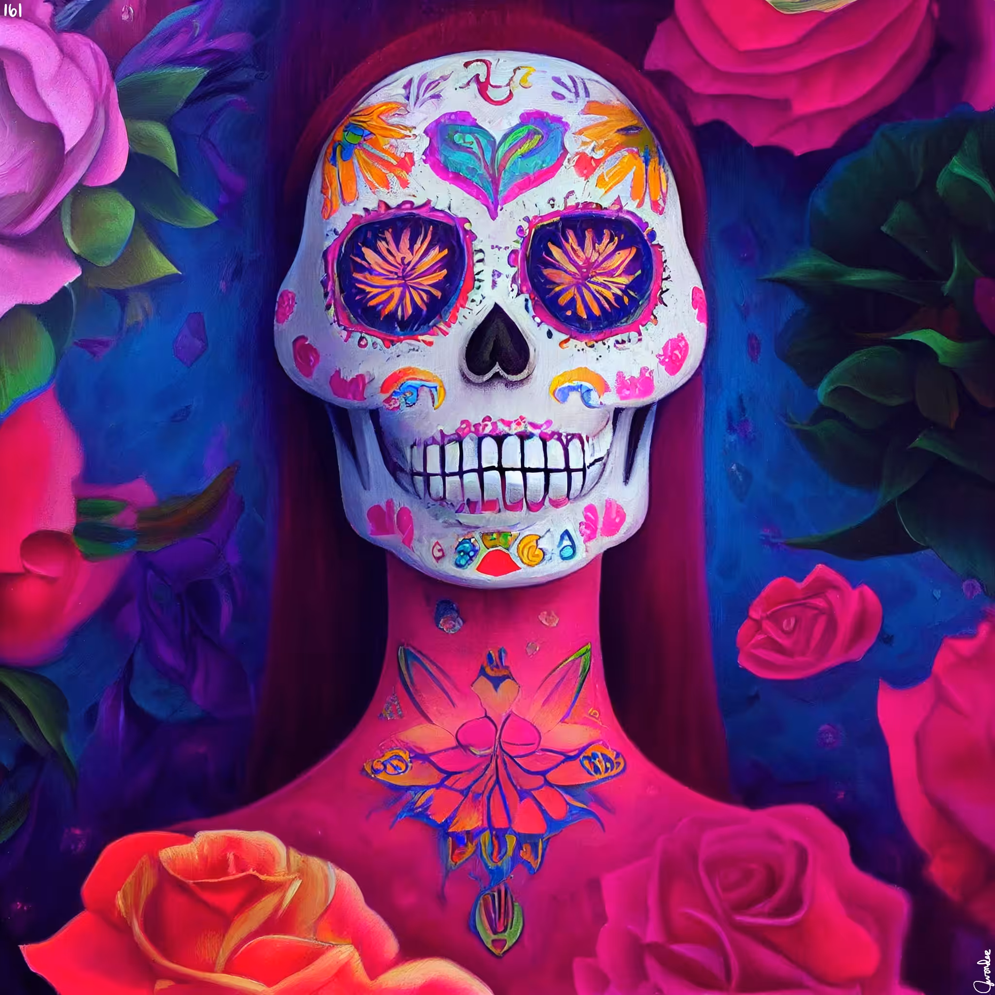 sugar skull #161