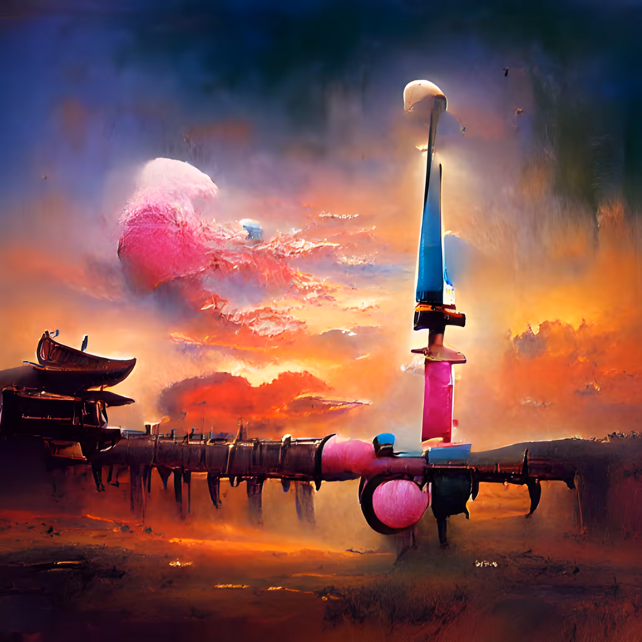 Cotton Candy Katana #10