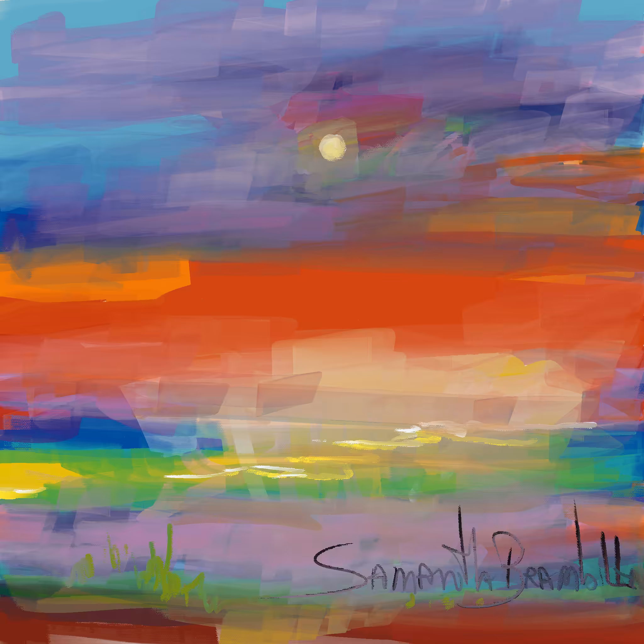 Virtual Reality Painting:  “Dusk” Virtual Reality Painting 