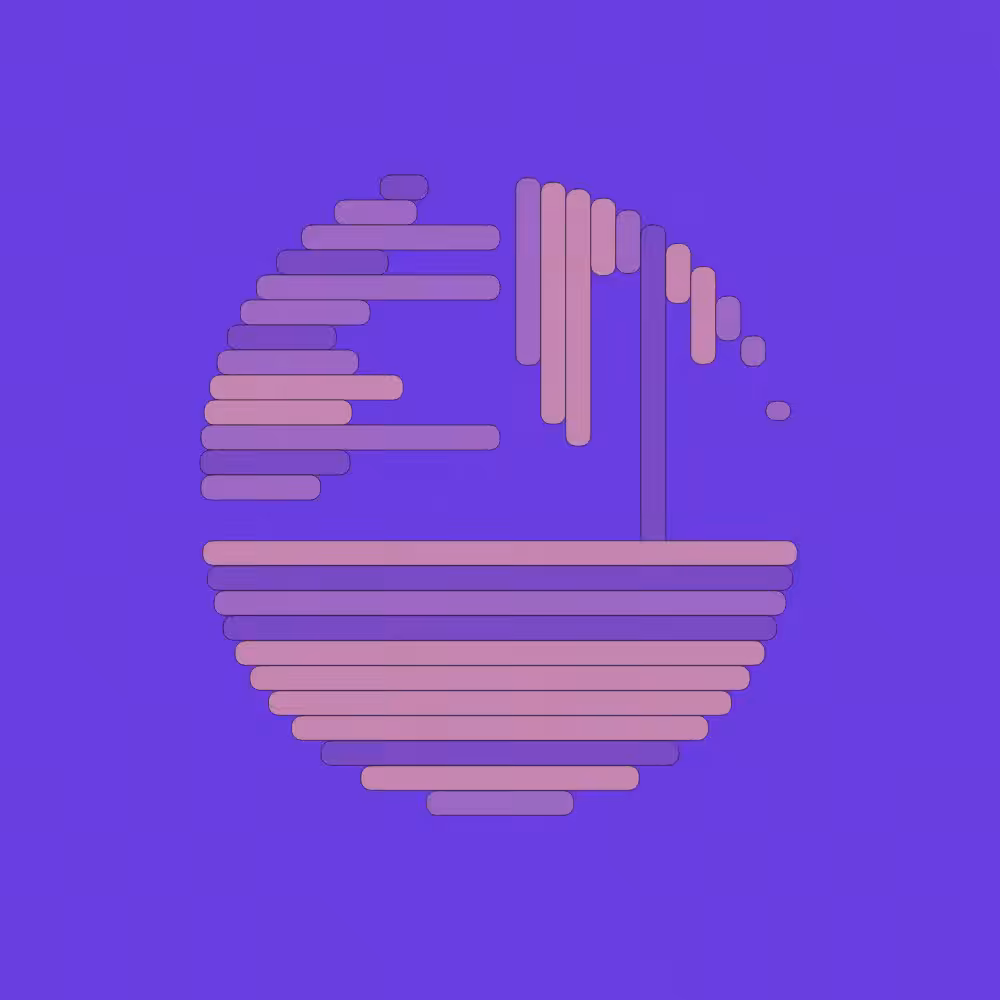 Stripes in Circle #8