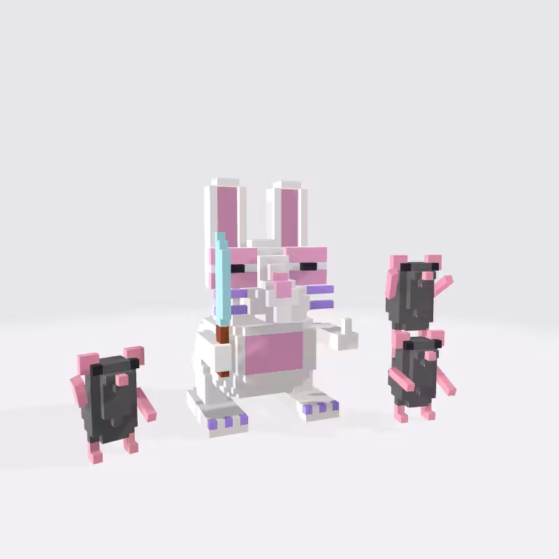 A strange rabbit