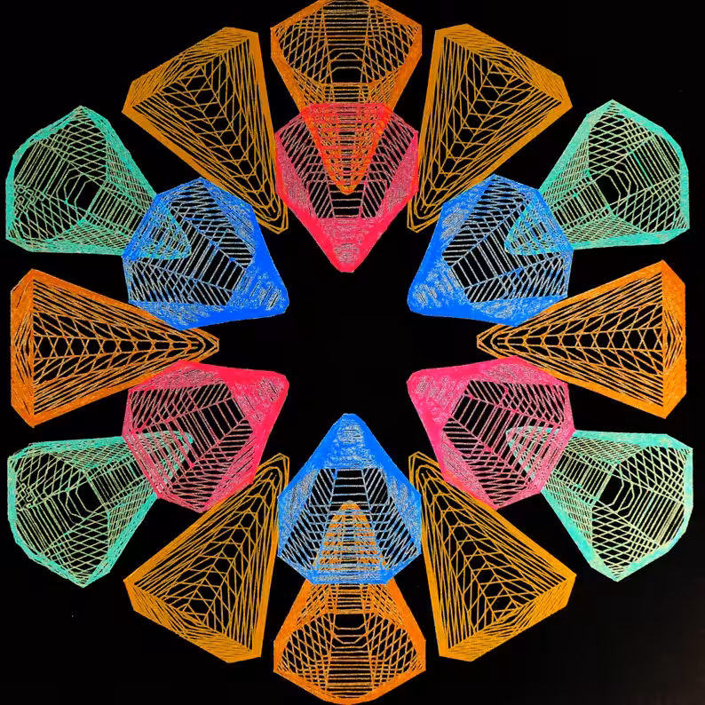 Gen-X | Generative Art | Black Square III