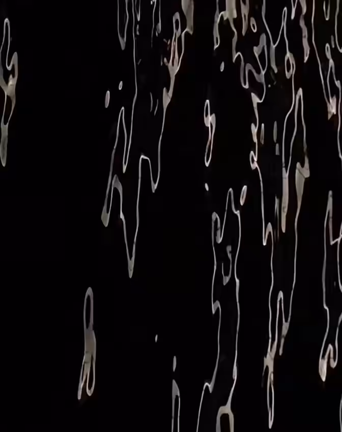 black waves
