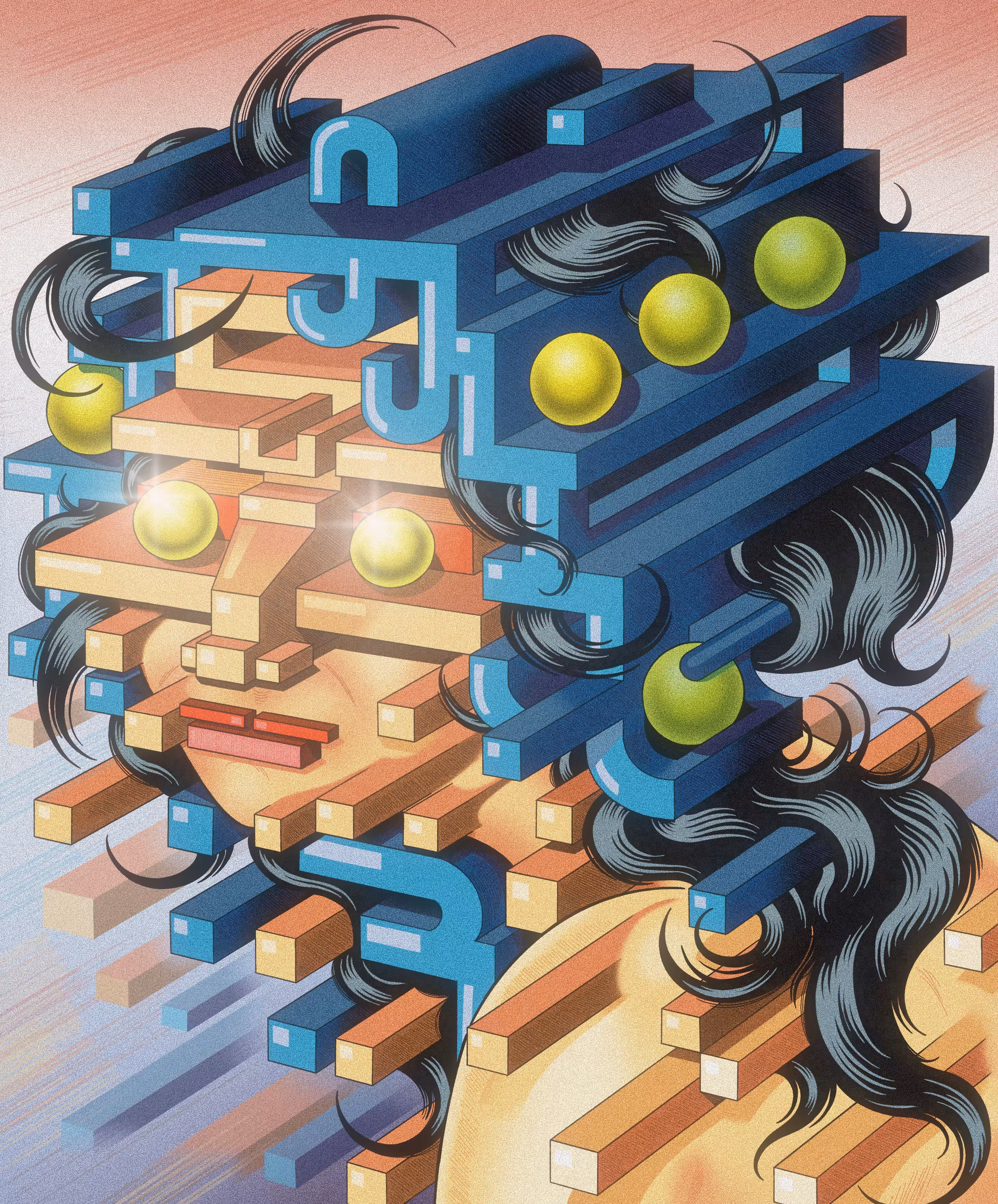 Voxel Woman
