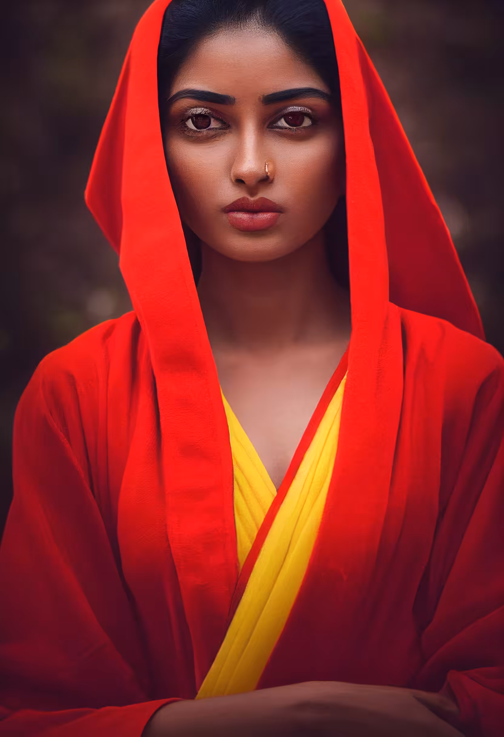 Portrait of an Indian Lady