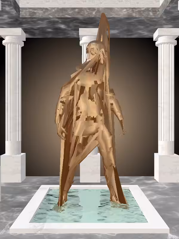HeavenComputer: The Shooter Old Bronze Man #757