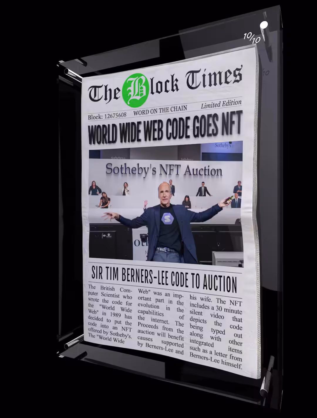World Wide Web Code Goes NFT | Limited