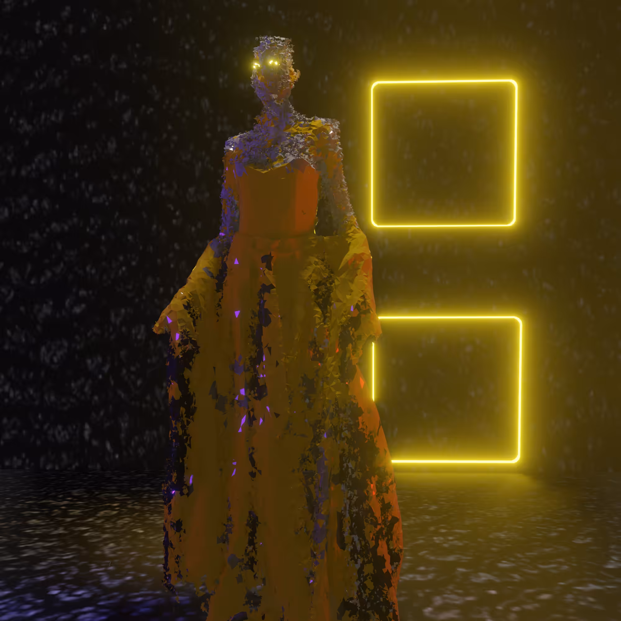 Yellow dress