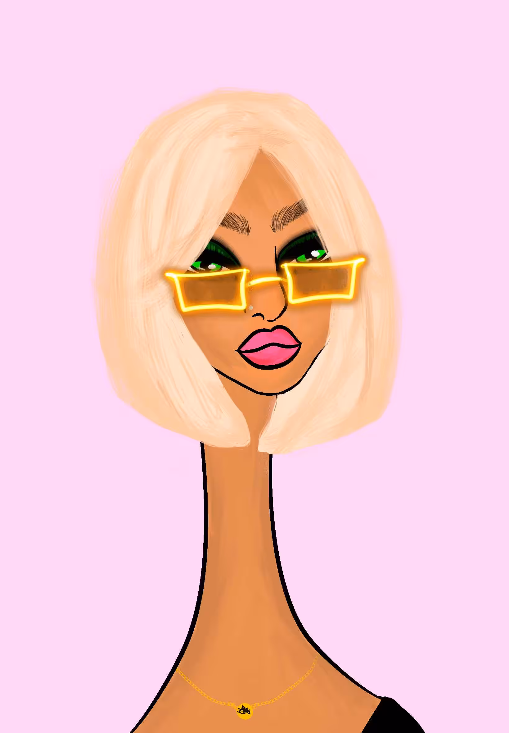 Long Neckie Ladies: Long Neckie Lady #148