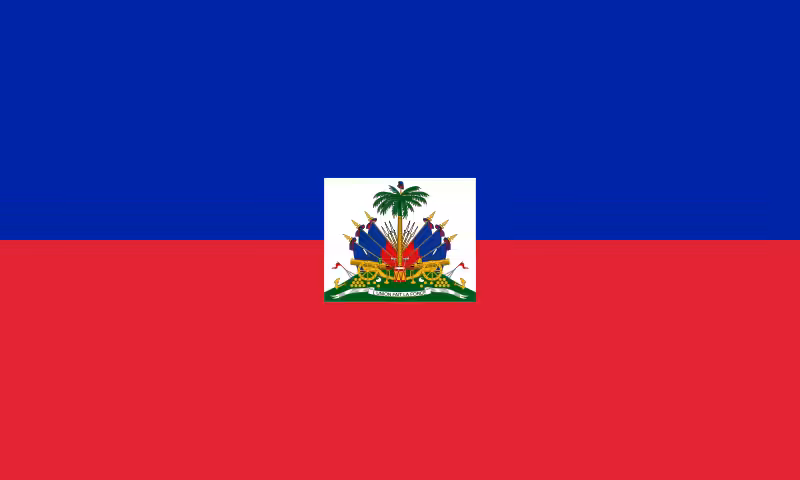 Haiti Flag Representing 