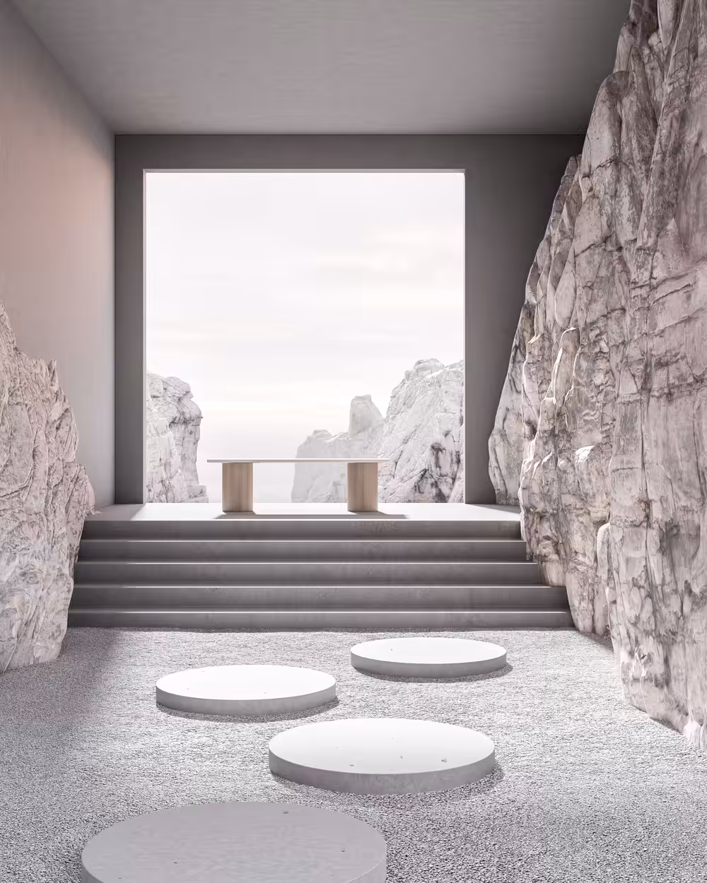 La villa perchée sur les rochers