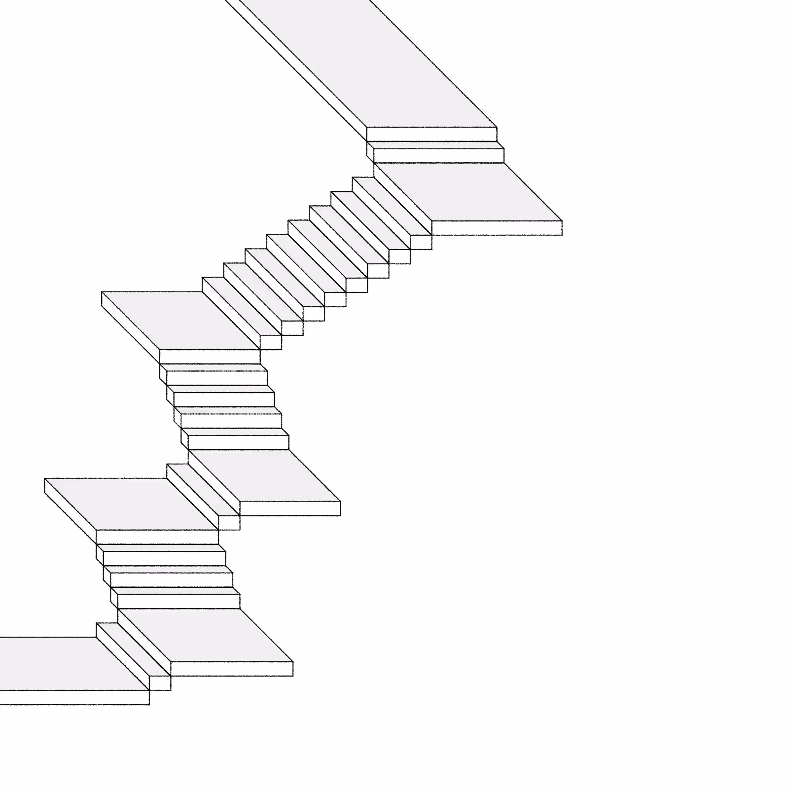 Stairs in a room #123