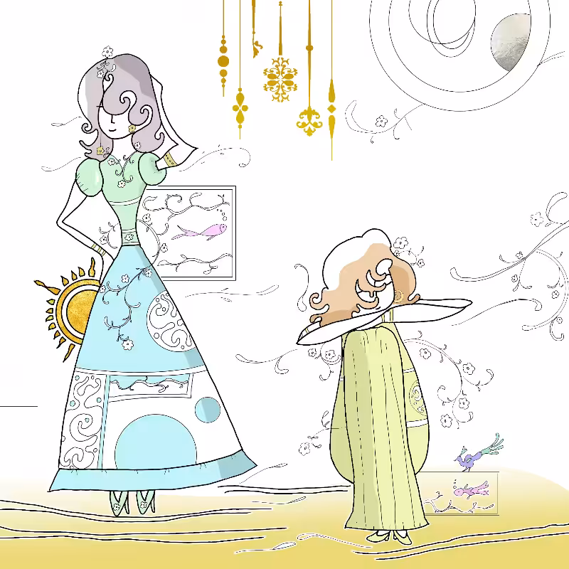 Tradition vs. Modernity among Female (II) #5