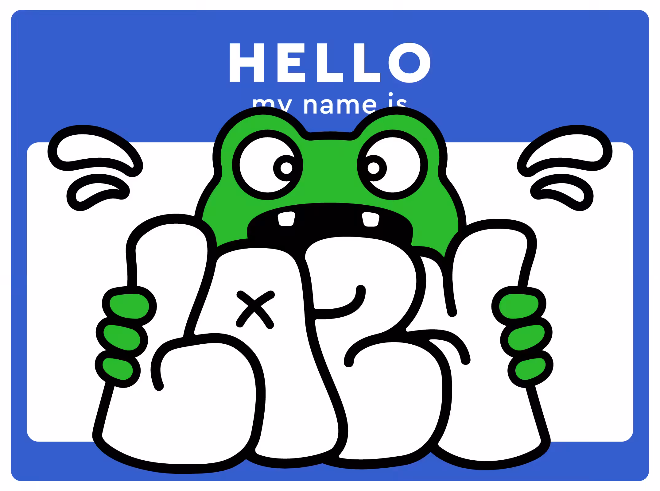 Lazy Frogs Crew Sticker #02