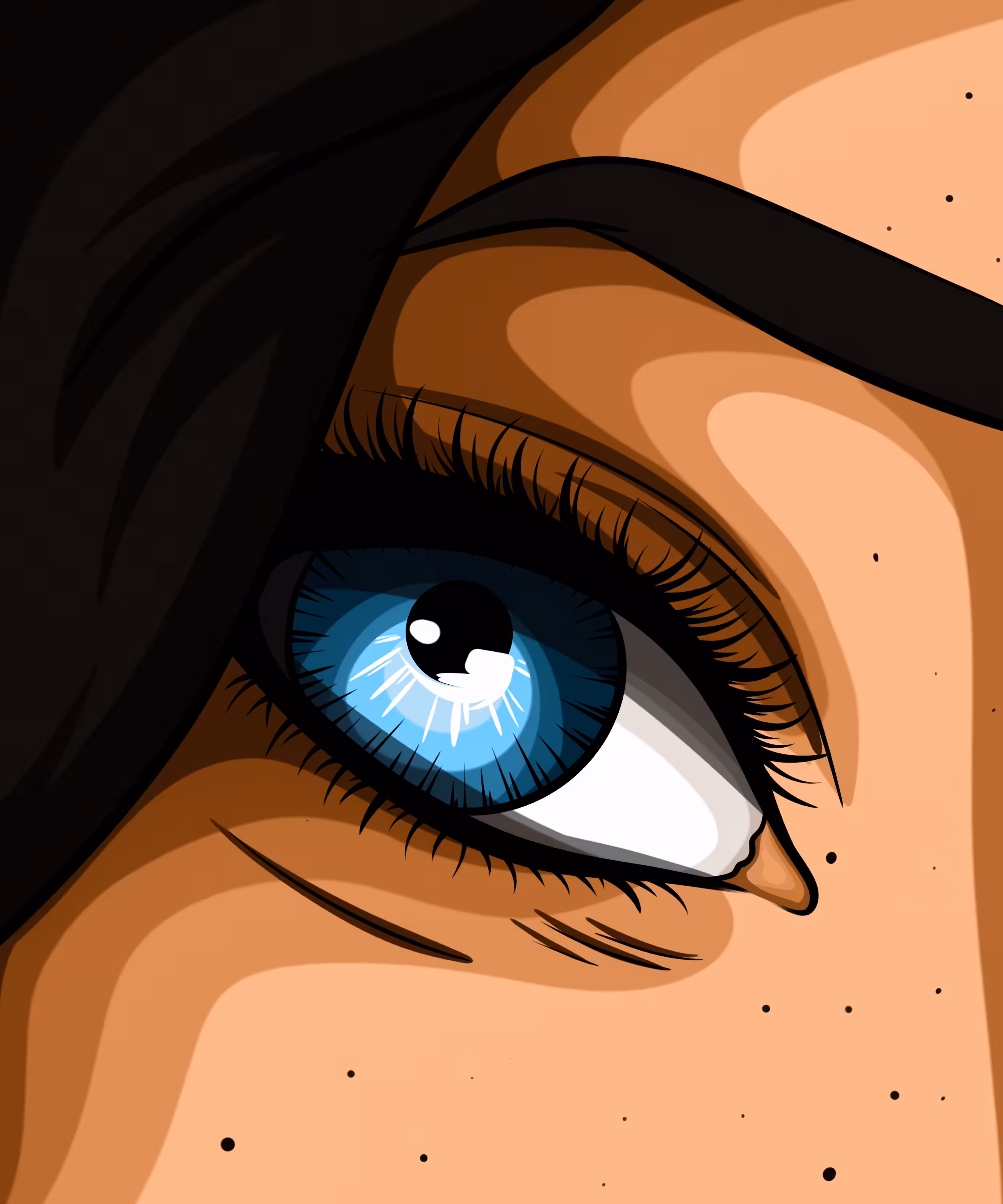 Eyes are the mirror of the soul