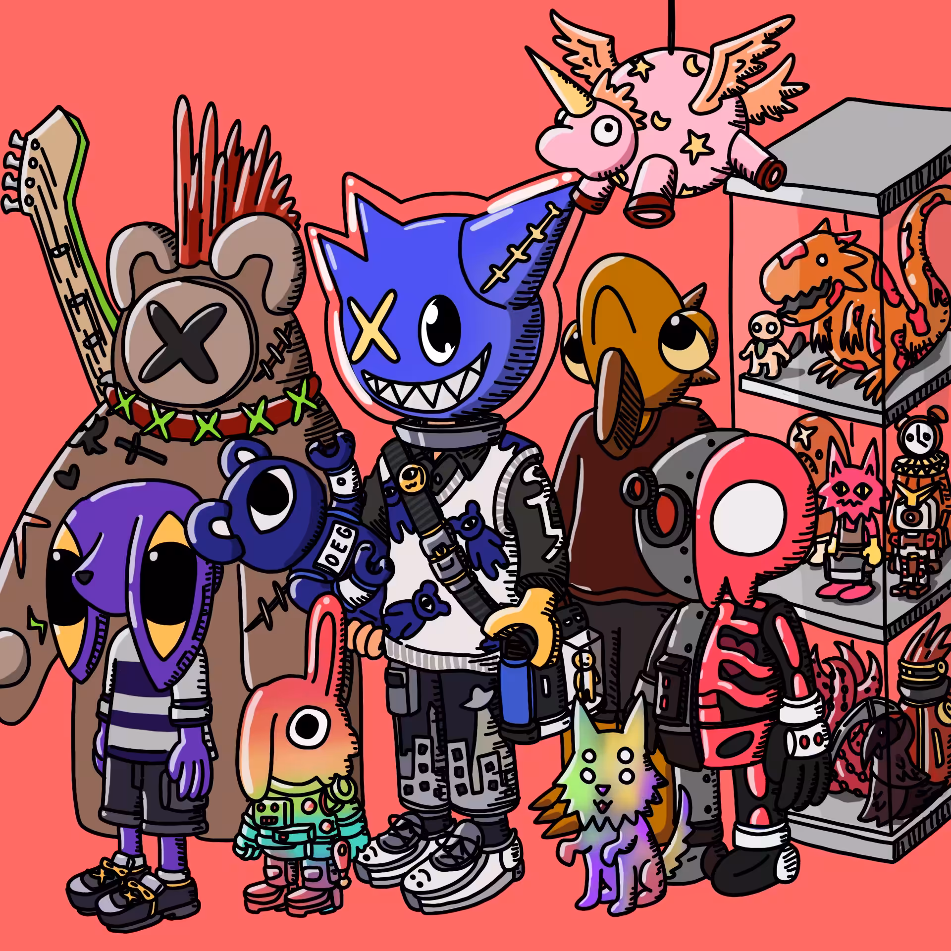 One eyed guys: Art toy designer OEG