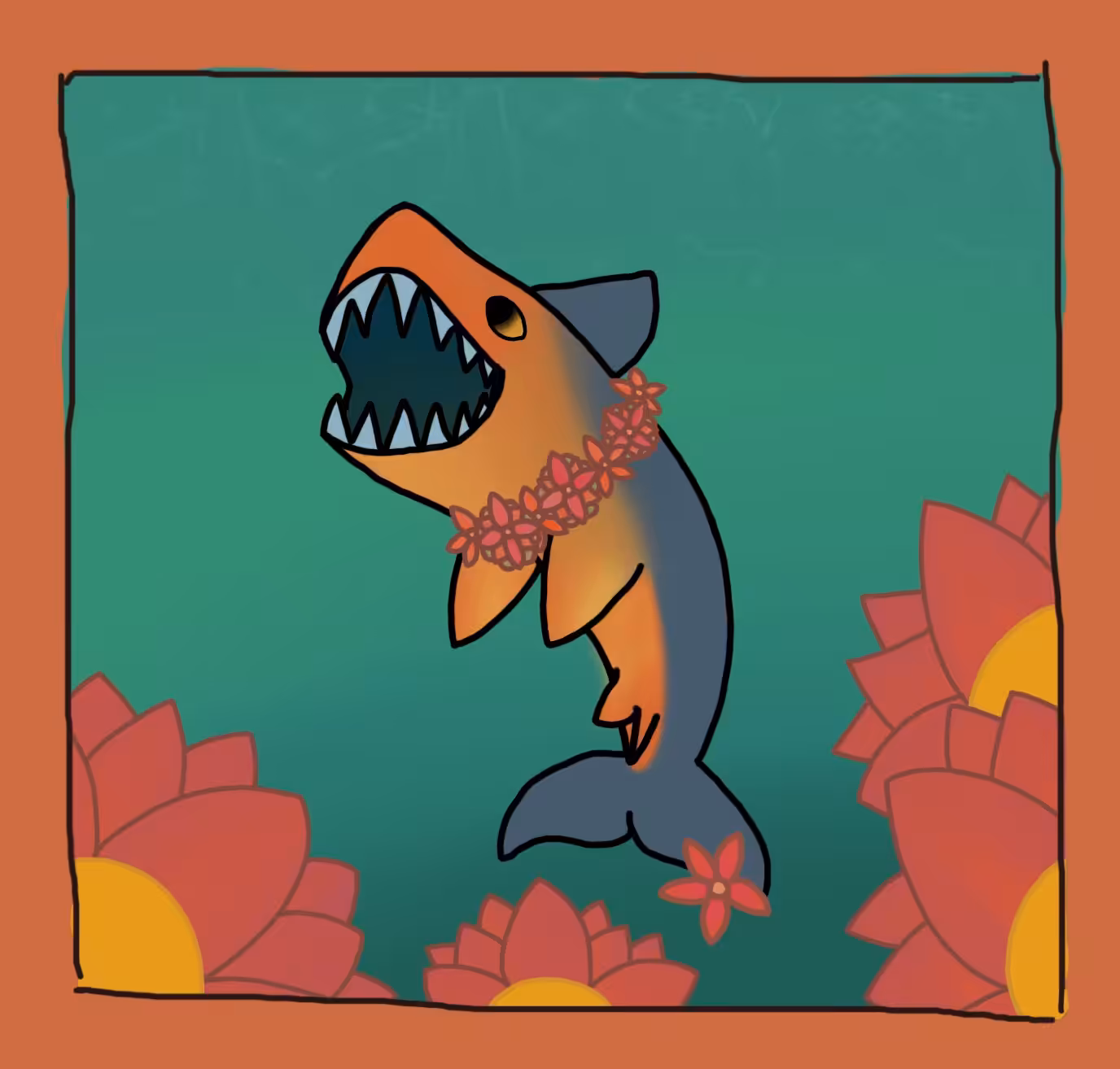 Hibiscus the Flower CryptoSharkie