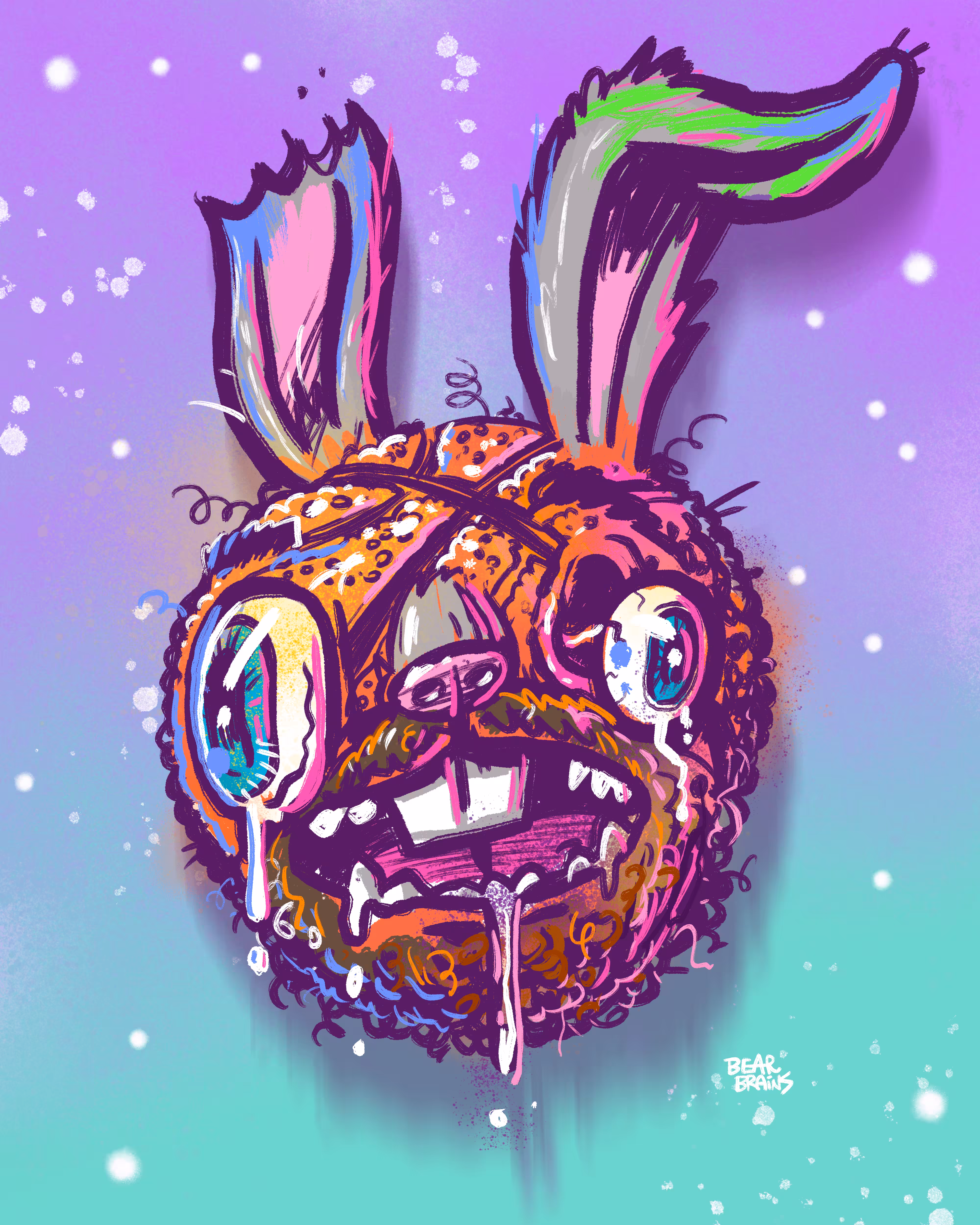 Bunny Beardy Ball Face Jam