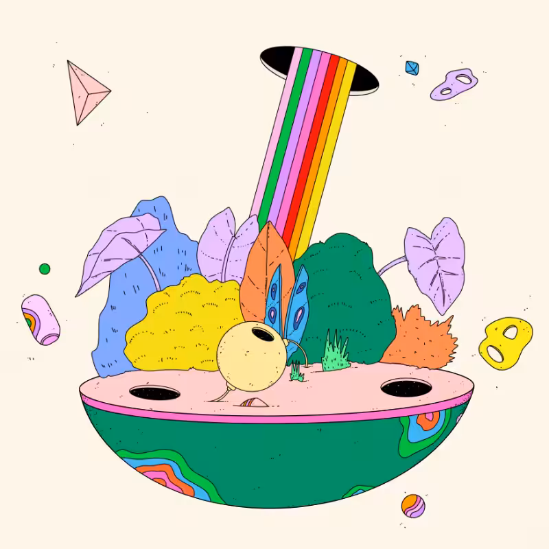 🌈🌴🪐 #182