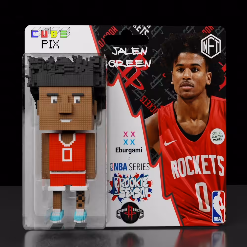 Cube Pix - Jalen Green - Houston Rockets