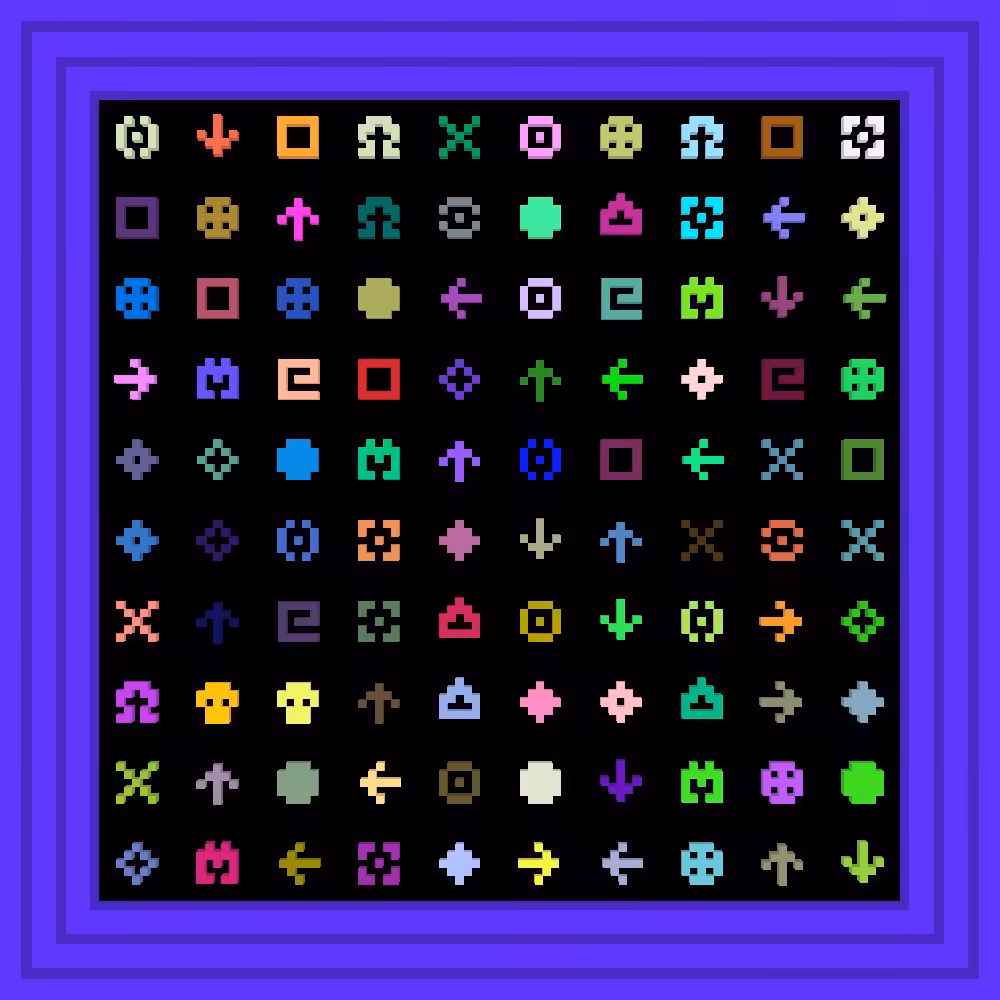 sexy triple titty alien :: Procedural Symbols #17/1000