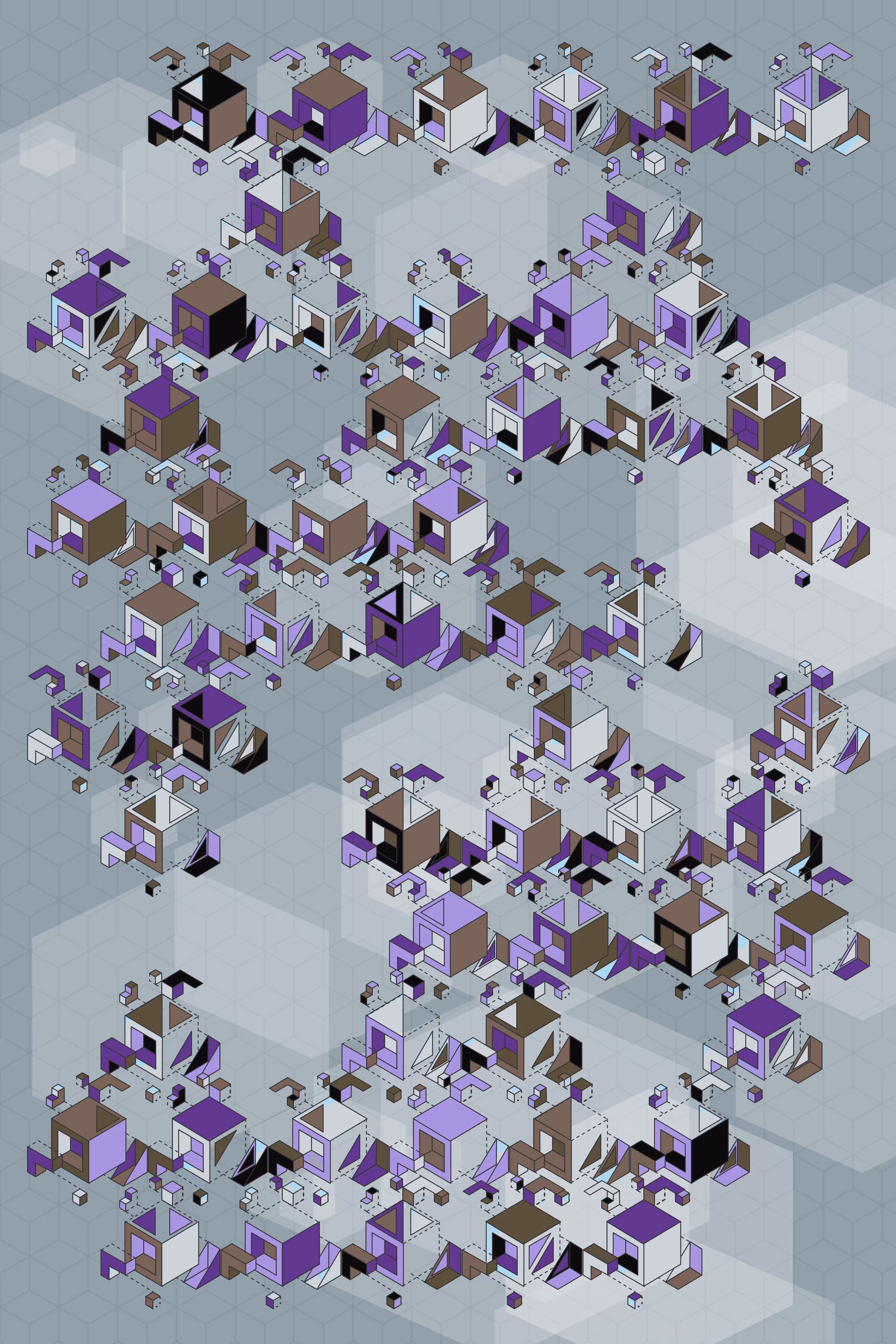 CryptoBauhaus: Around the Cube: No:2 (Small)
