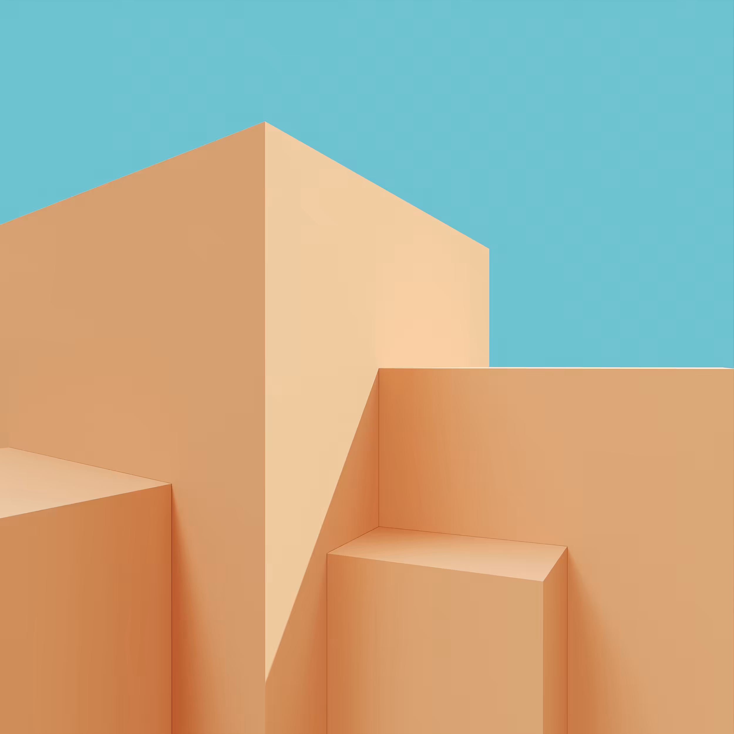 Abstract Architecture Art: Living with the shadows