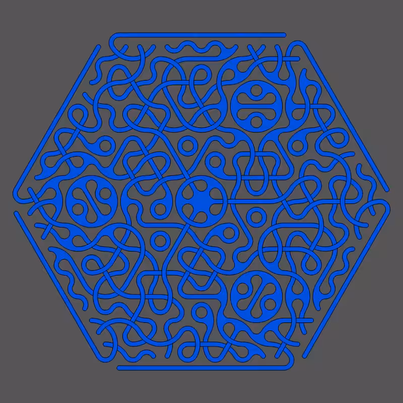 Threefold Symmetry - Dark Variations #465