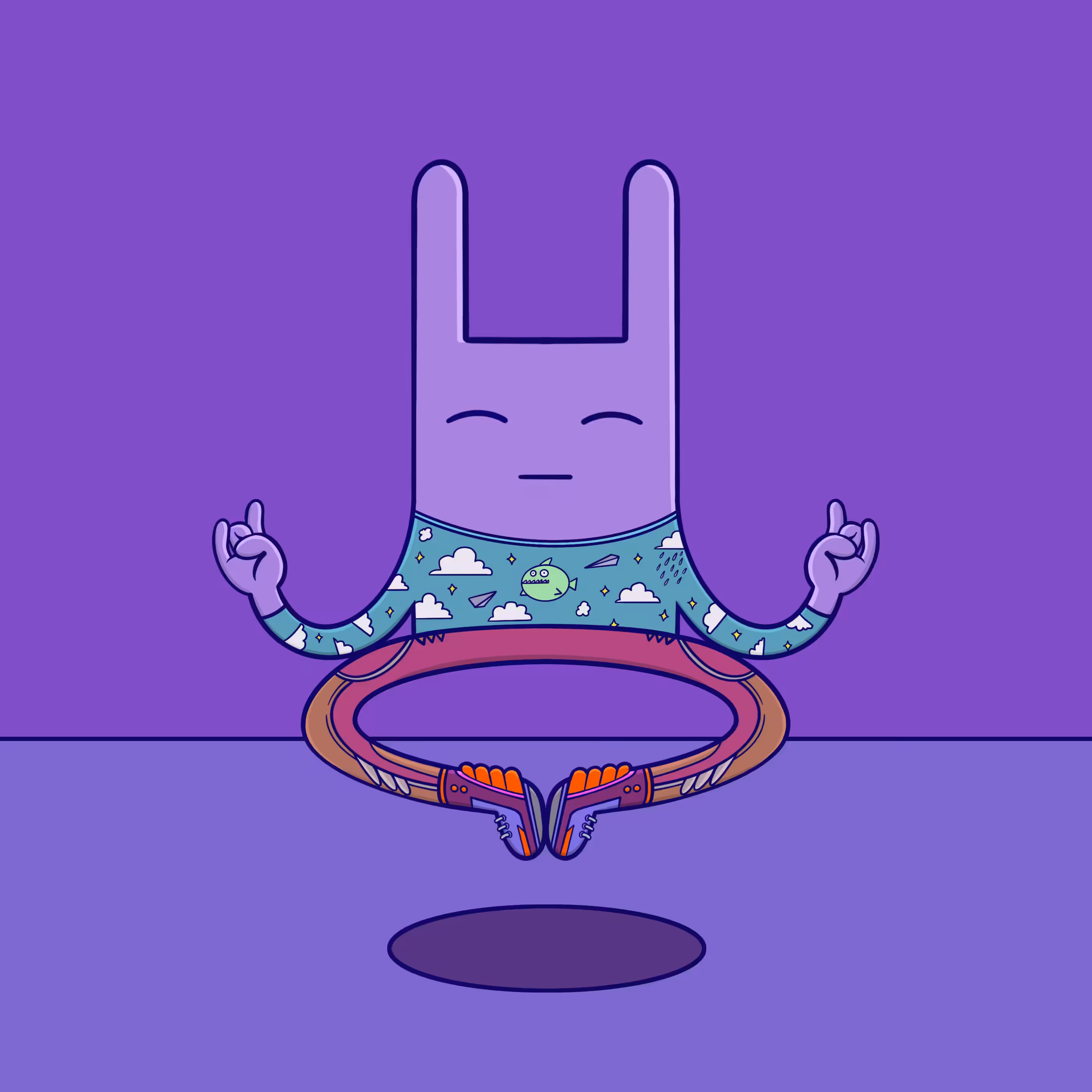 Meditation Rabbit #74