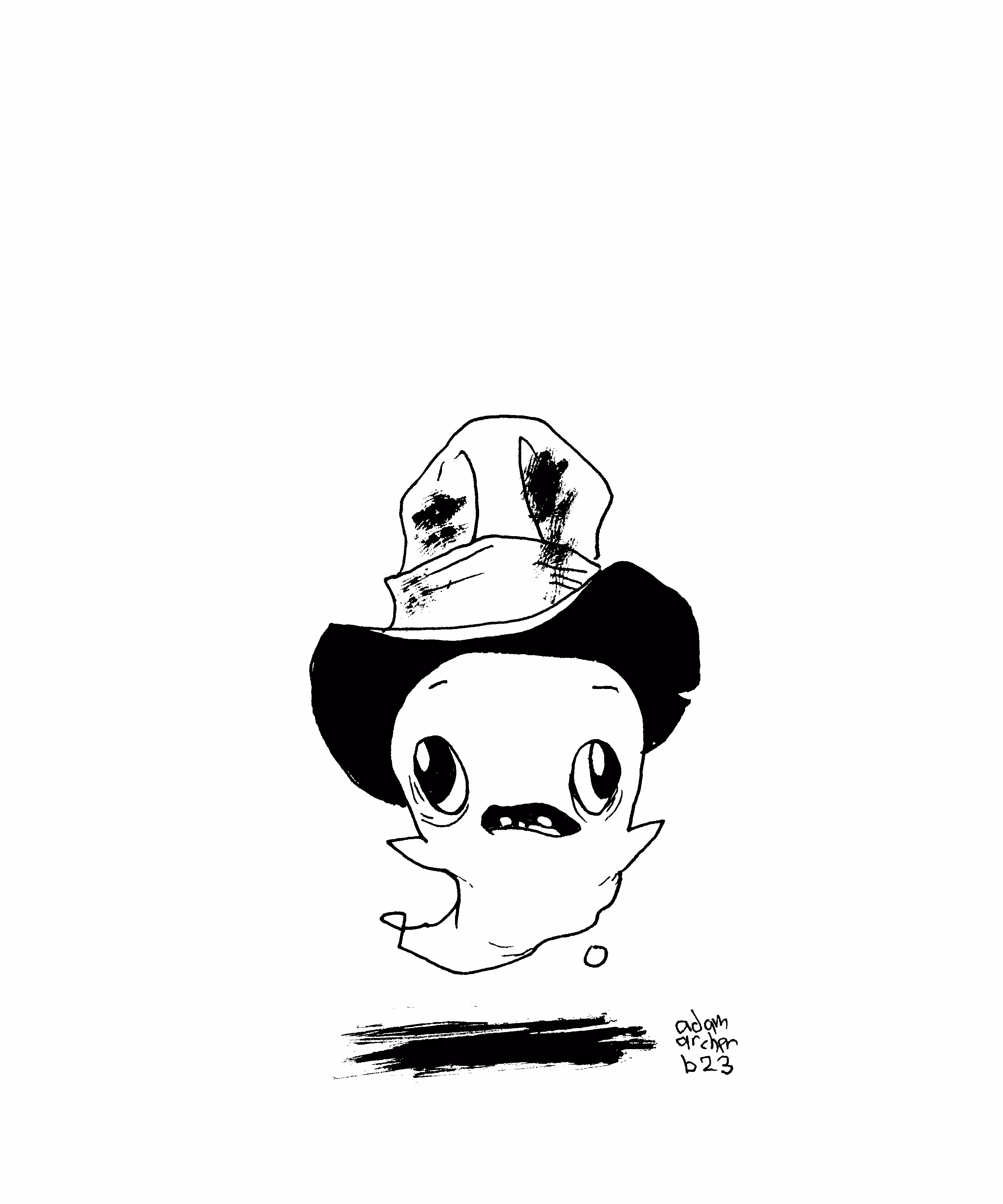 adam archer's doodles: black series 023