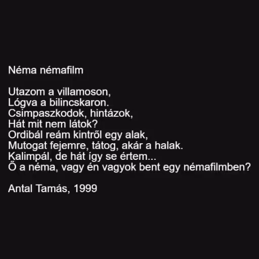 Néma némafilm

Utazo...