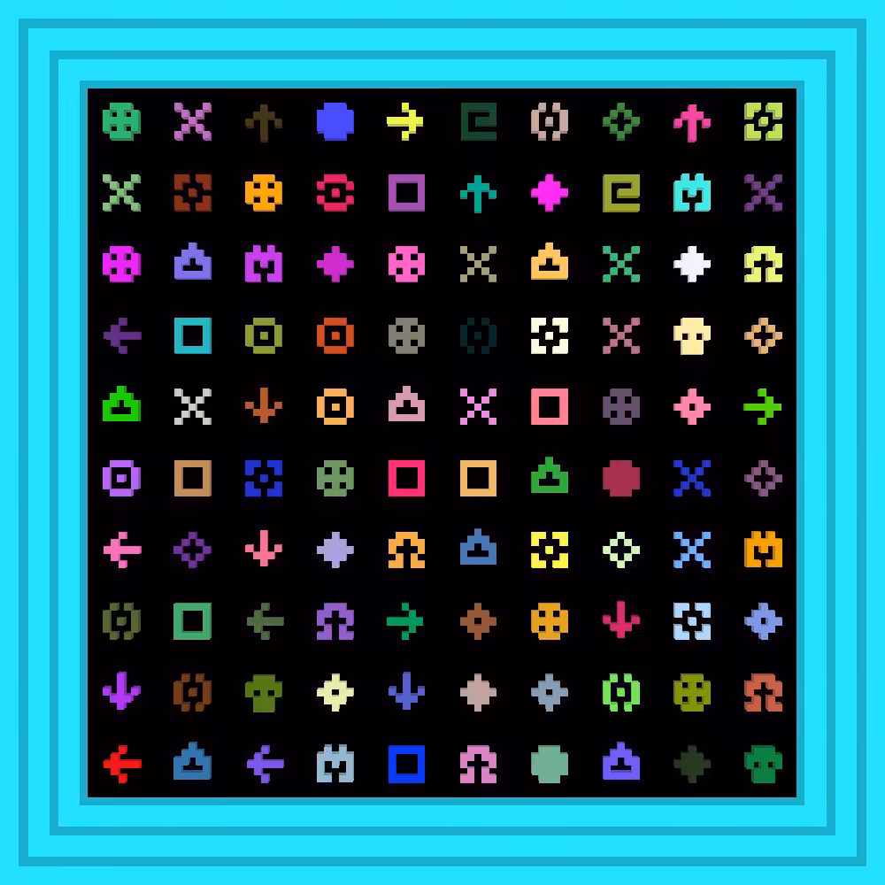 tezos til we bezos :: Procedural Symbols #481/1000