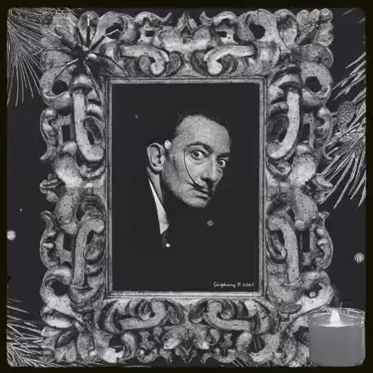 SALVADOR DALI' [In The Picture Frame]
