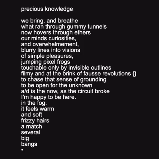 precious knowledge

...