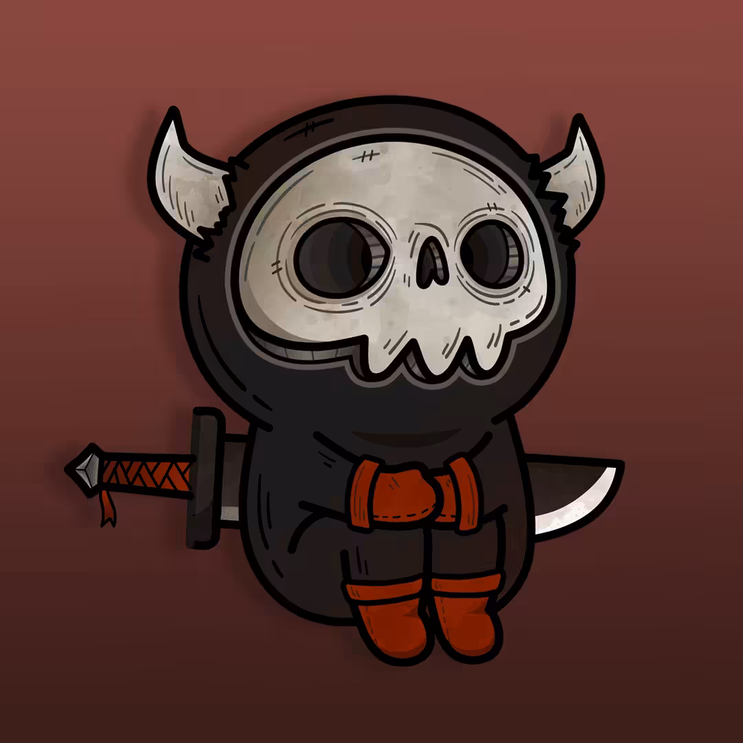 DEATH SKULL MASK CHARACTERS #005