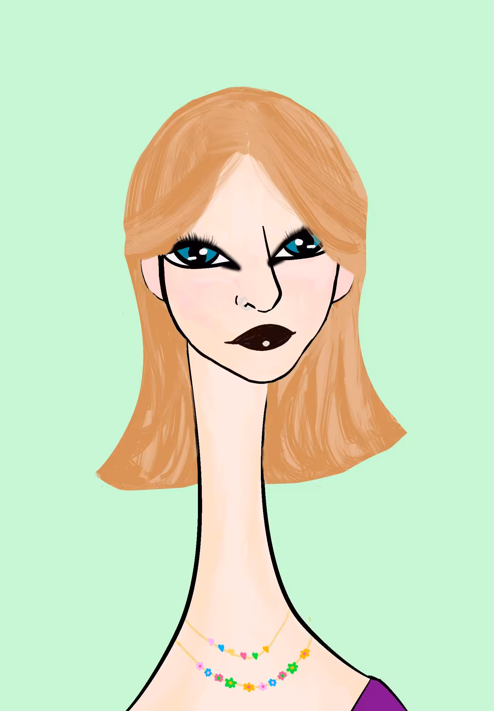 Long Neckie Ladies: Long Neckie Lady #514