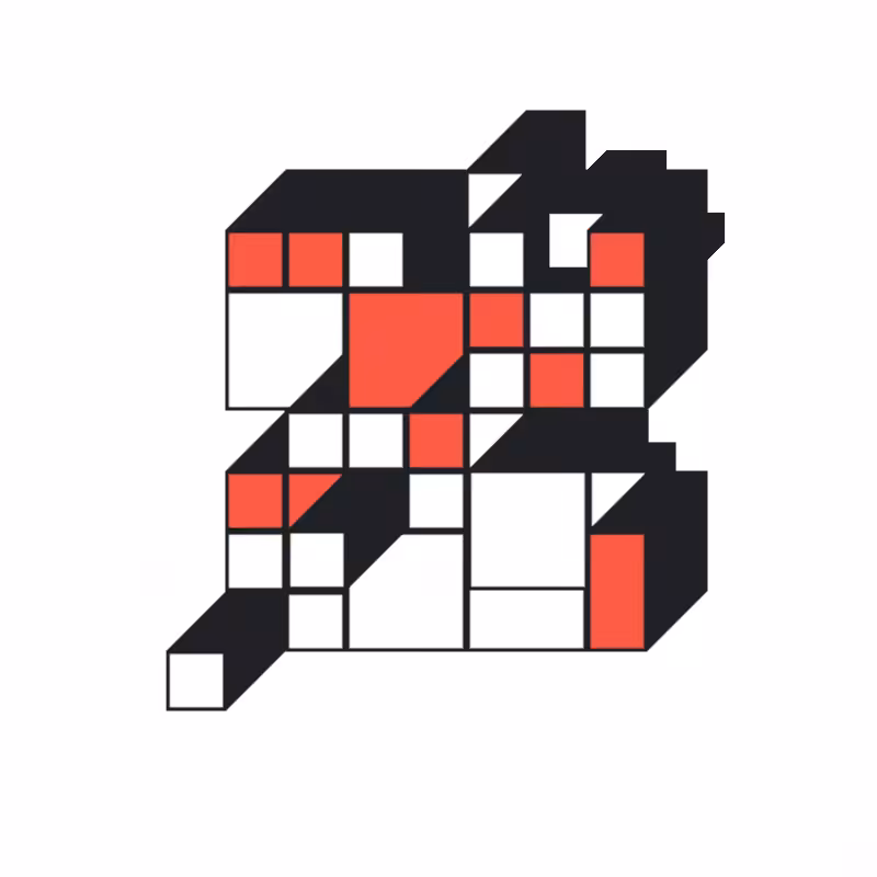 Hypnotic Hovering Grid #21