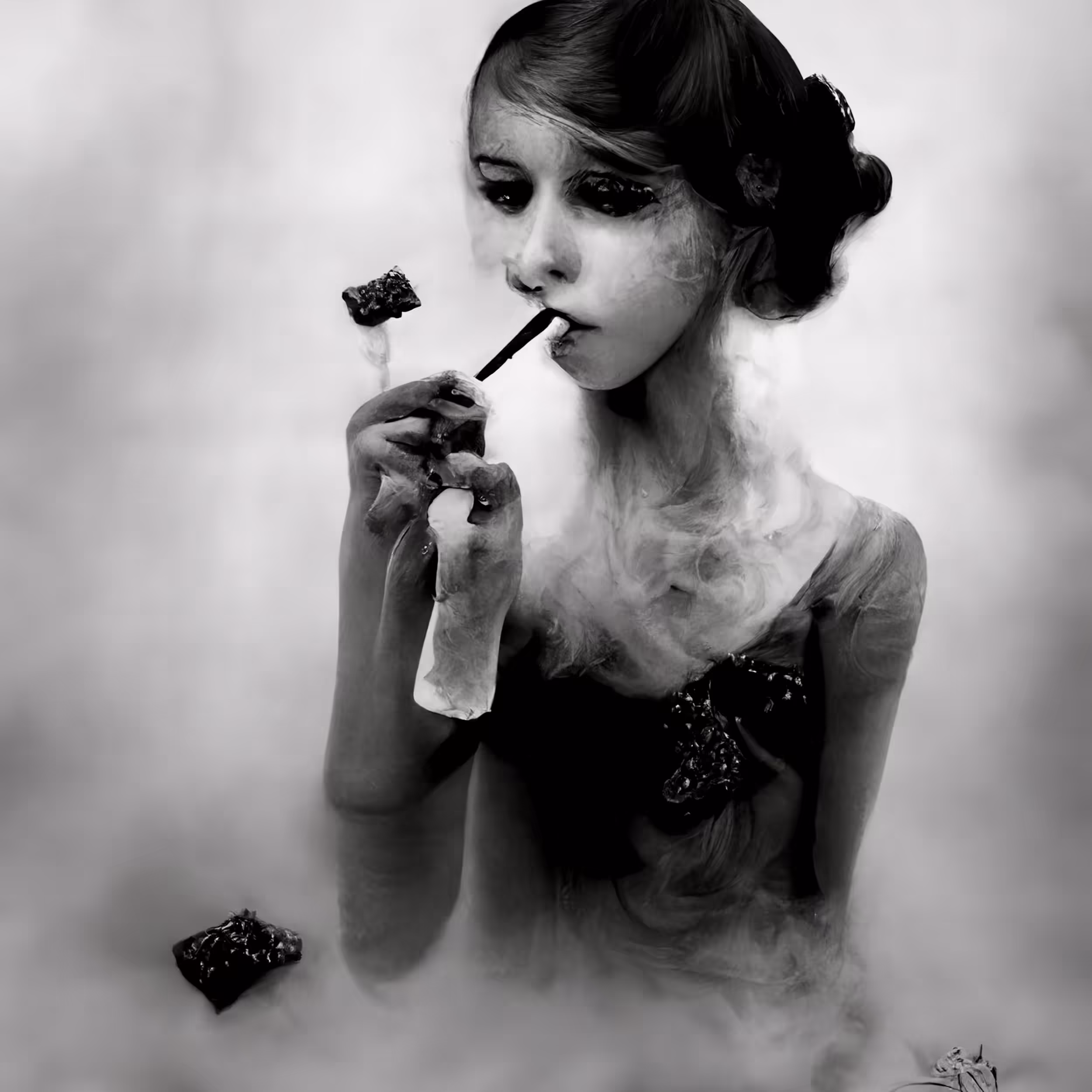 01A // Candy Cigarette by Sally Mann, First Attempt