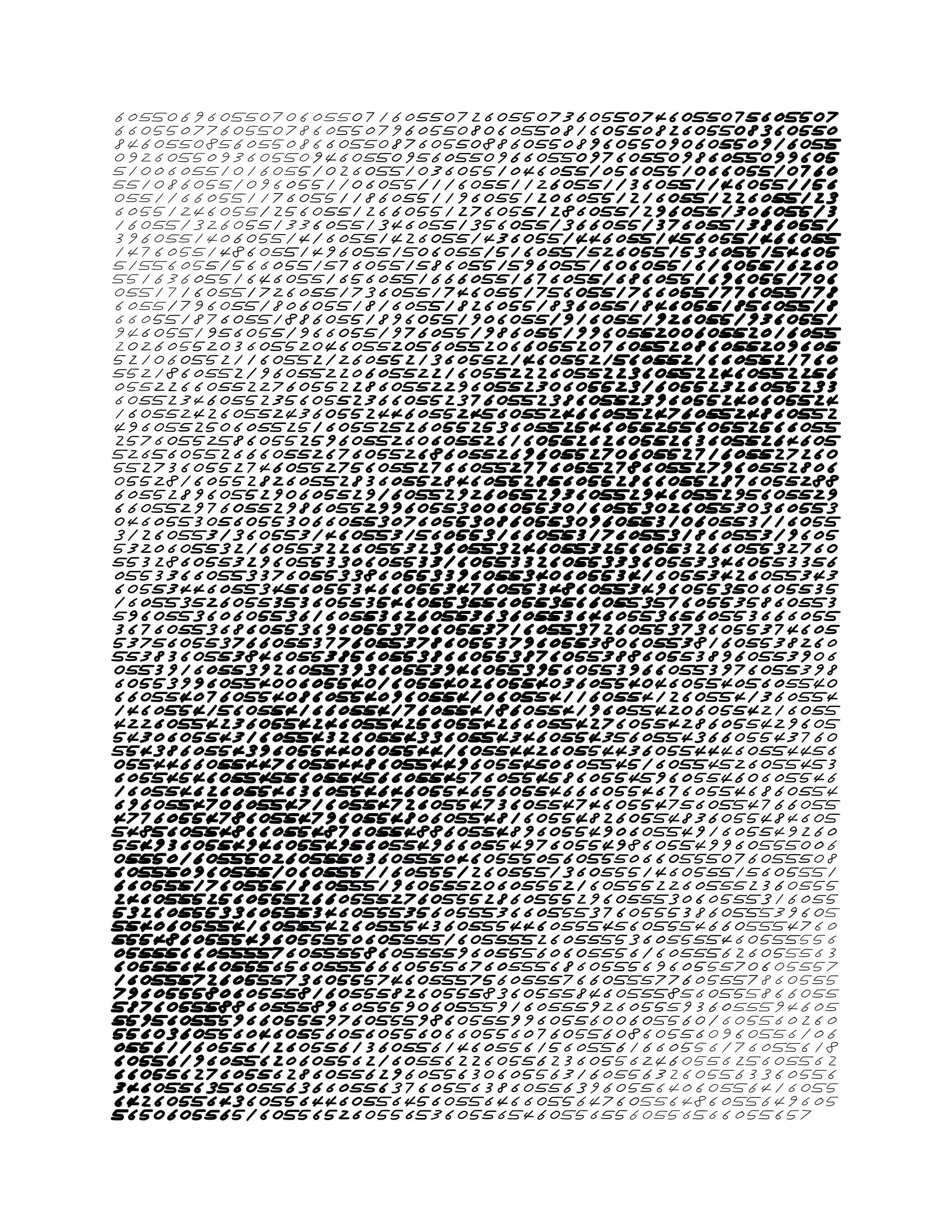 Endless (5,607,250 to Infinity) #1486