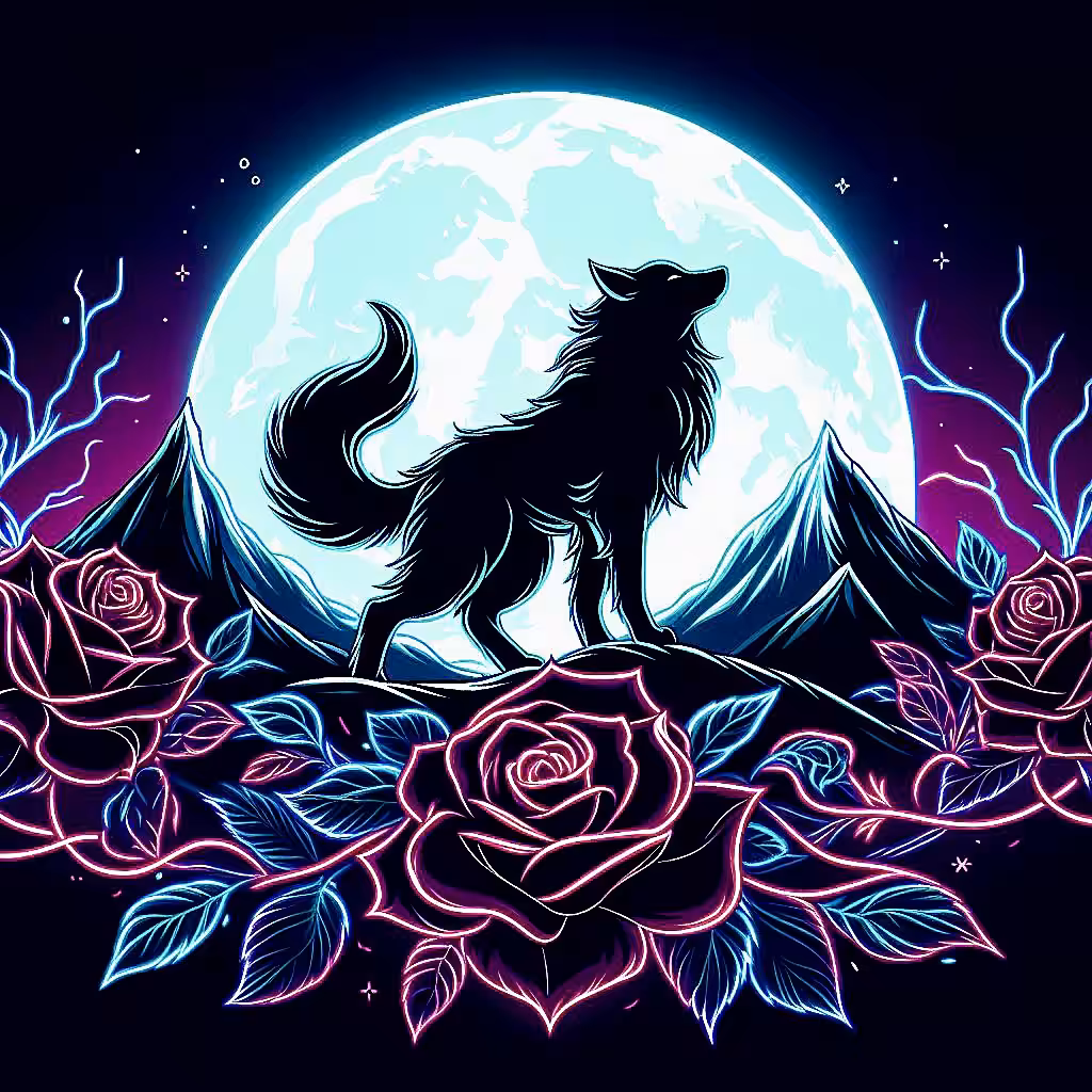 A lonely wolf