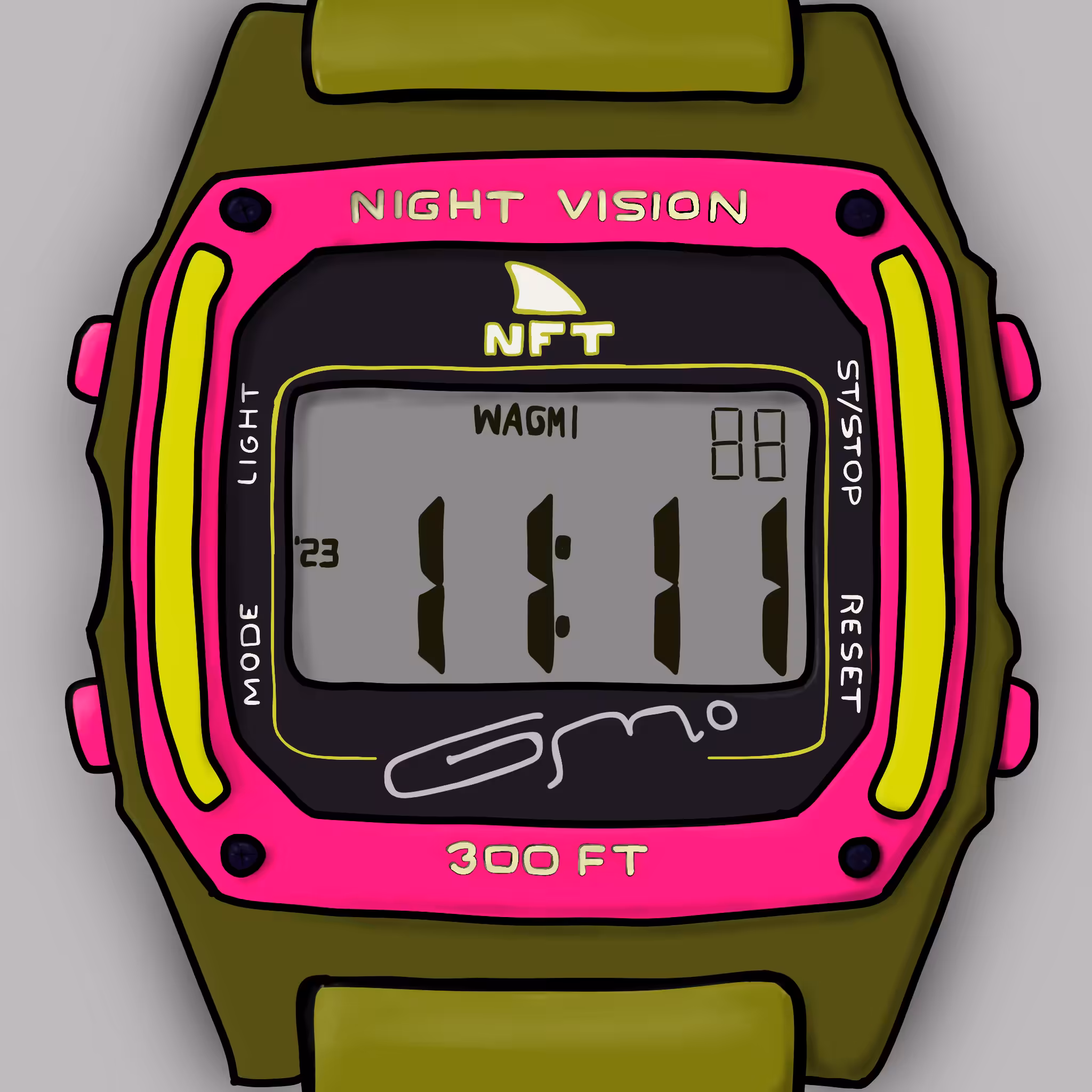Make a Wish NFT Watch - Colorway #45