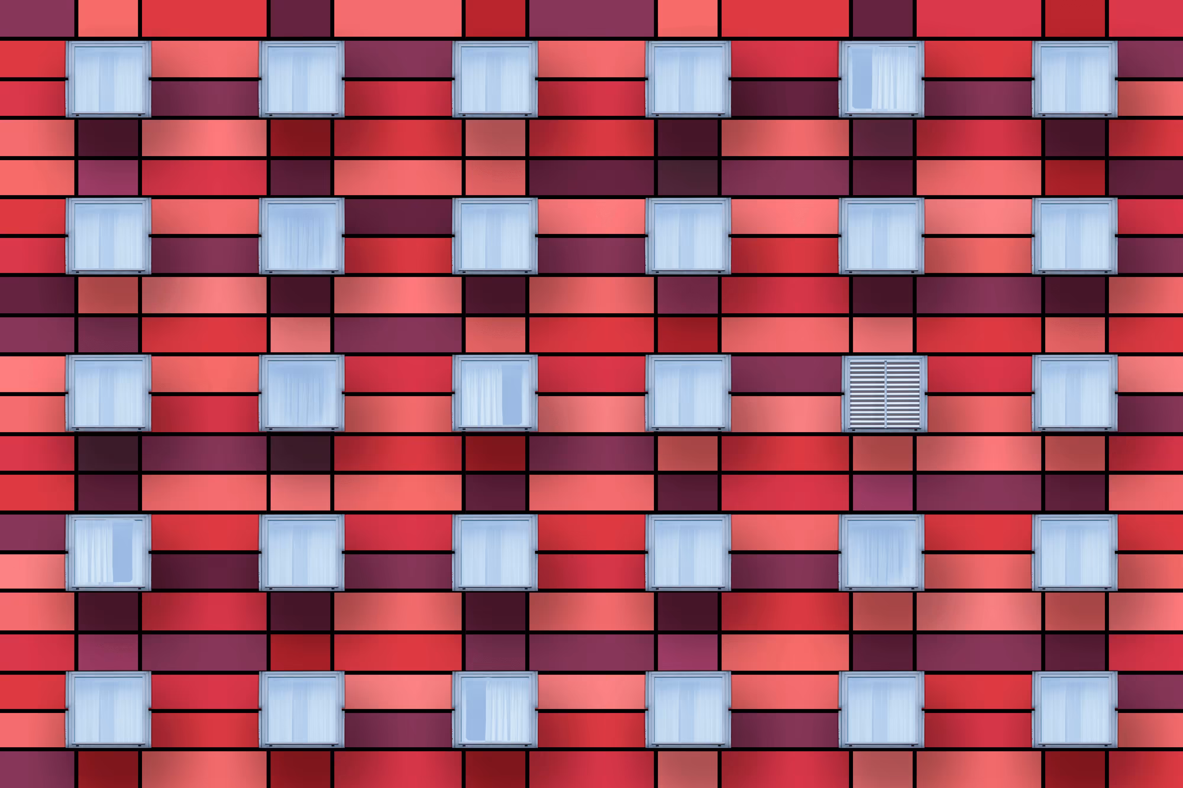 #10 Red Facade | Chromatic World
