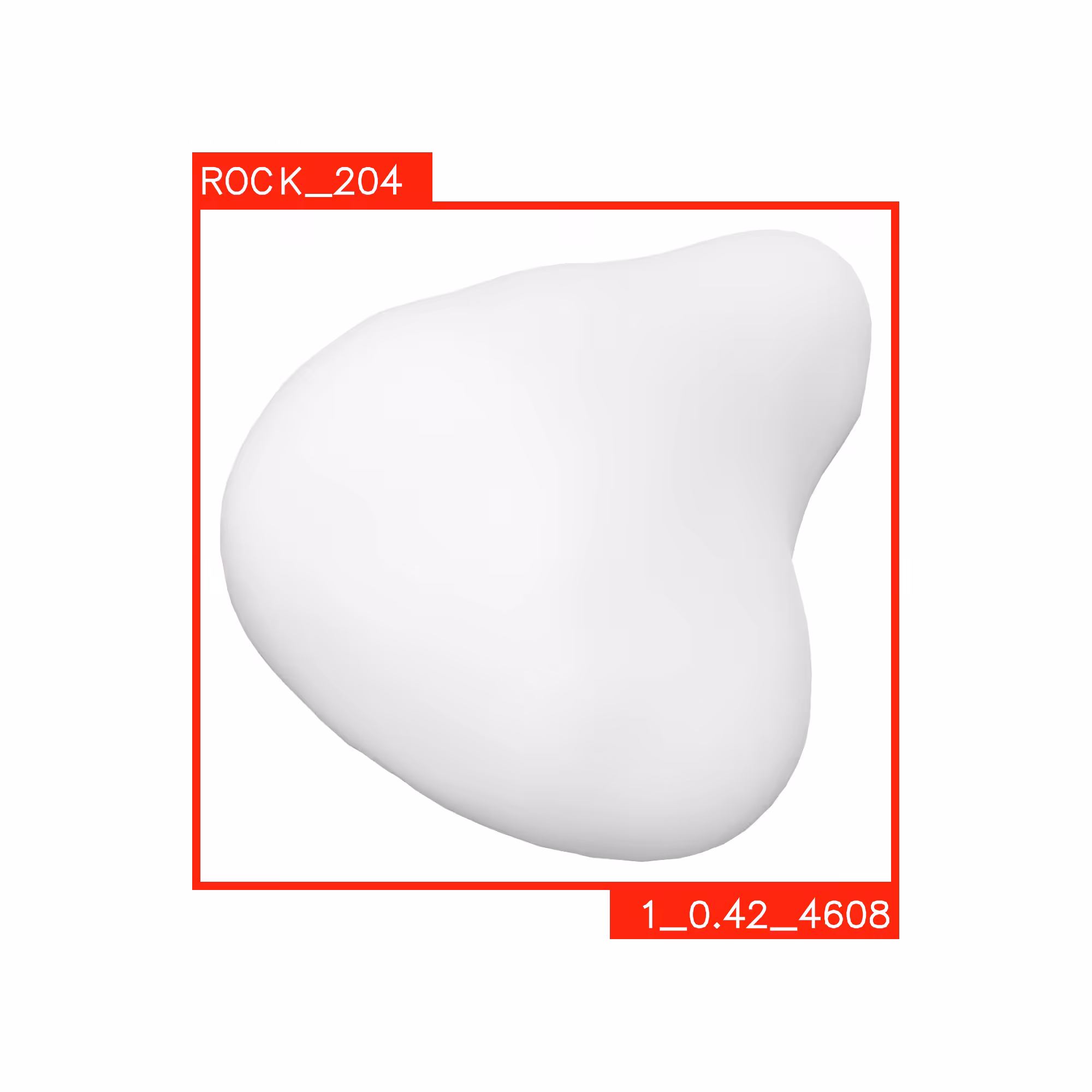 UNSHADED ROCKS: ROCK 204