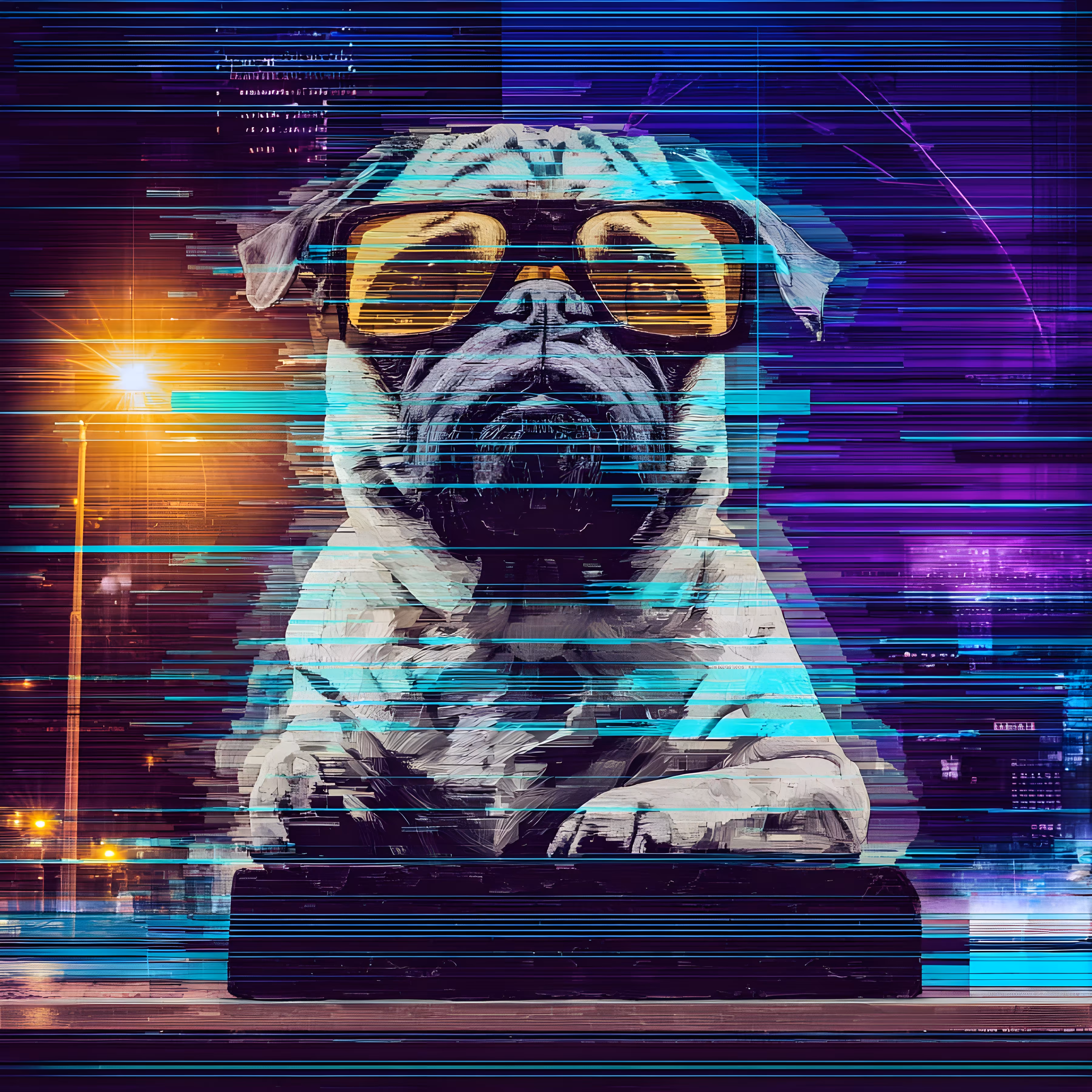 Synthwave Guardian